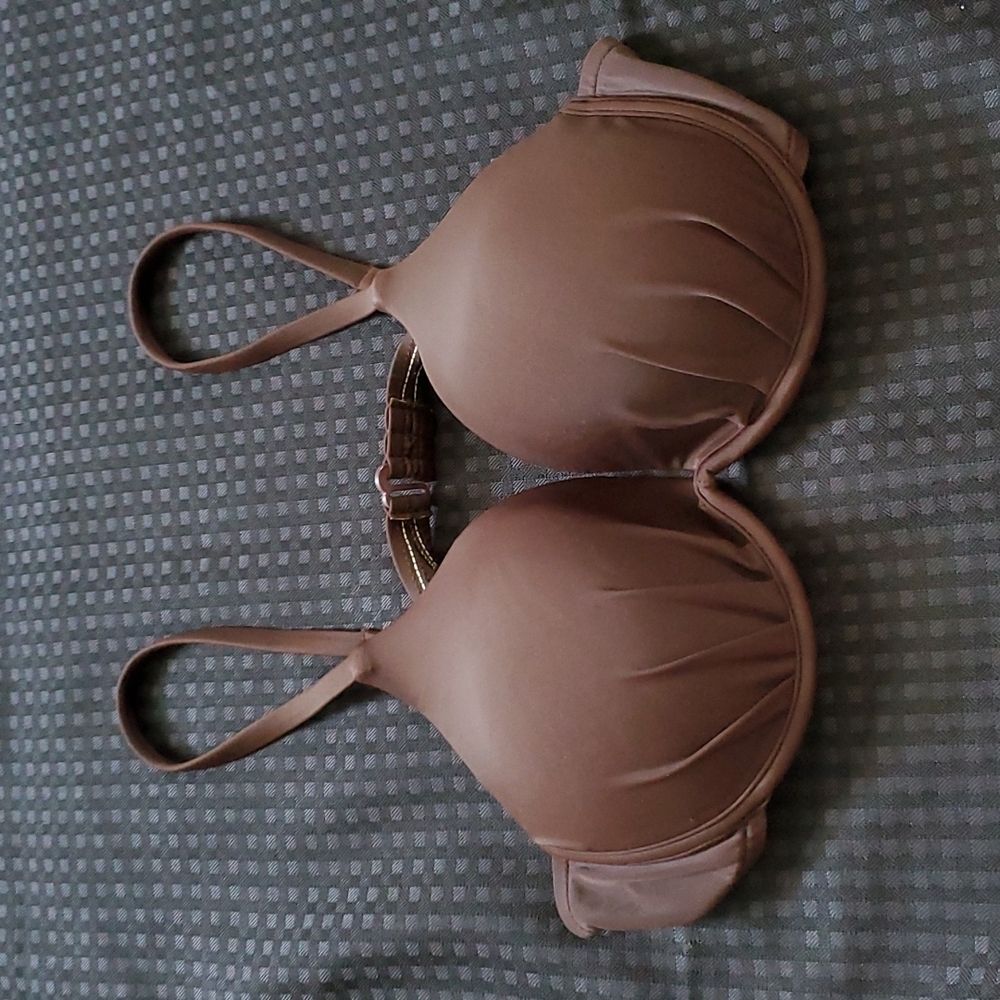 Kechika, brown, bikini top, size D